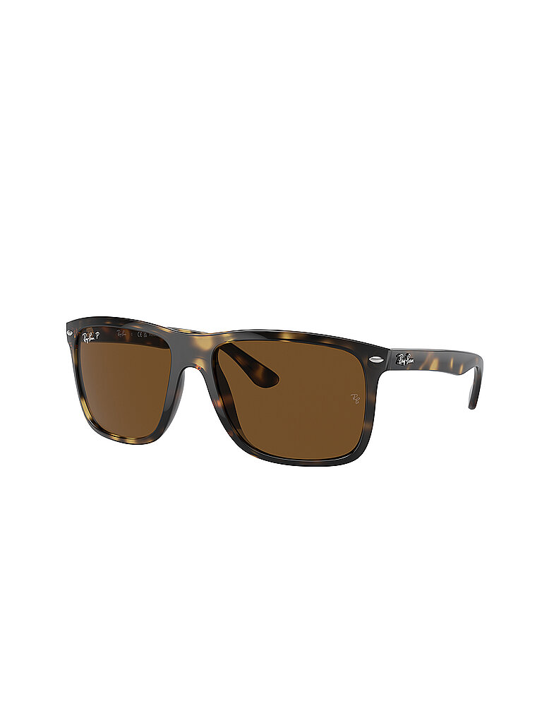 Ray-Ban Boyfriend Two, 60, HAVANA/POLAR BROWN